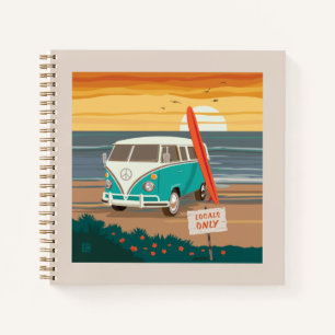 Locals Only   VW Surf Van Notebook