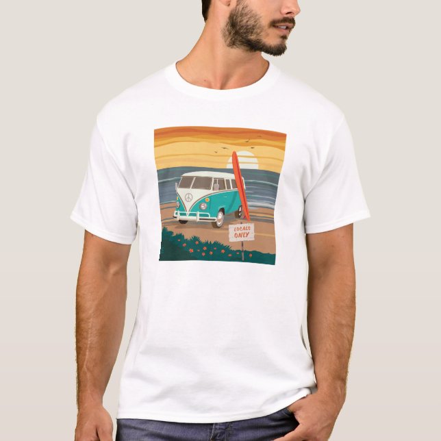Locals Only | VW Surf Van T-Shirt (Front)