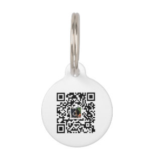 LOCATE YOUR LOST MASCOT QR Code Plate Pet Tag