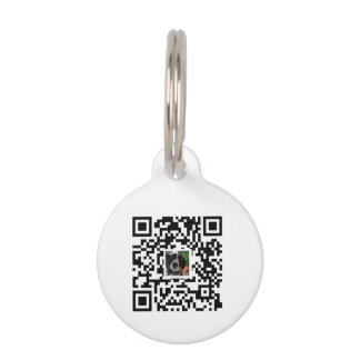 LOCATE YOUR LOST MASCOT QR Code Plate  Pet Tag