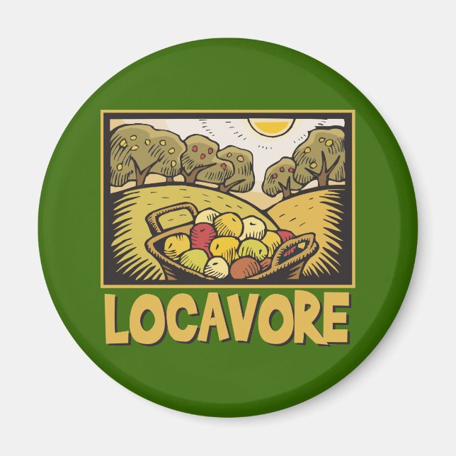 Locavore Slow Food Magnet (Front)