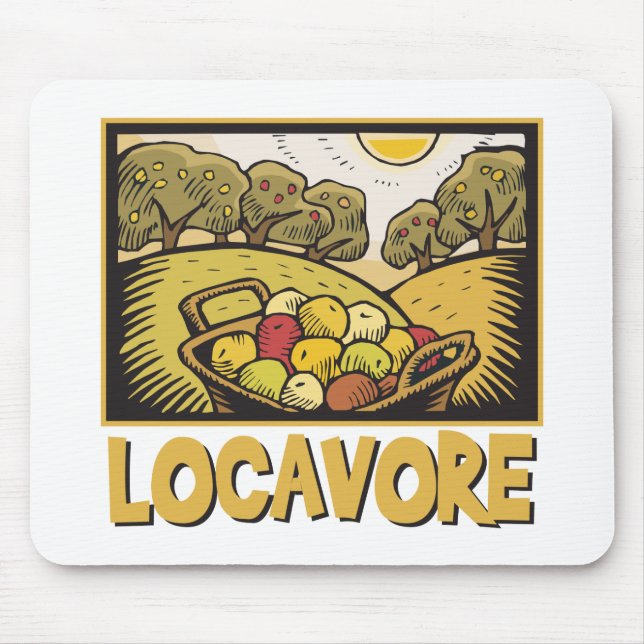 Locavore Slow Food Mouse Pad (Front)