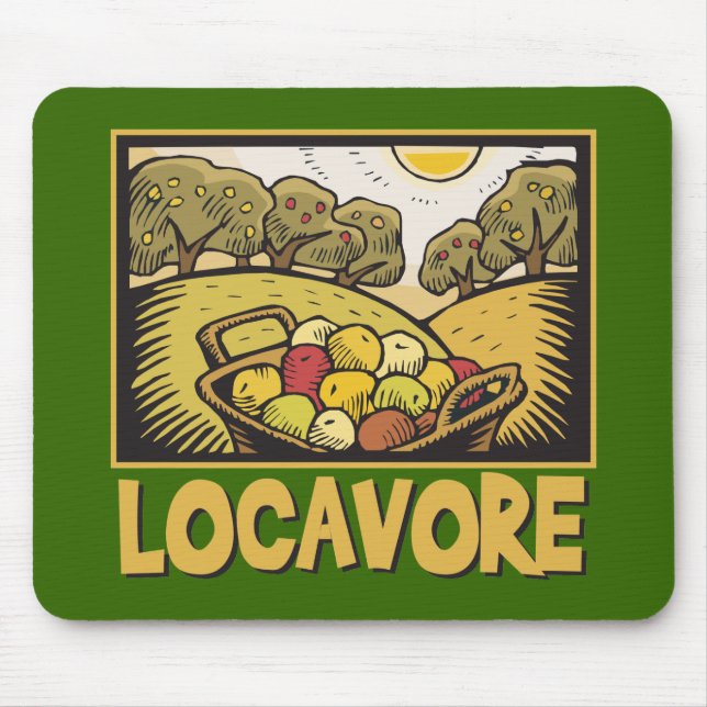 Locavore Slow Food Mouse Pad (Front)
