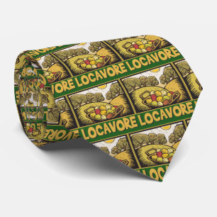 Locavore Slow Food Tie