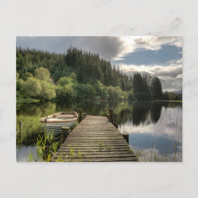 Loch Ard Jetty Postcard (Front)
