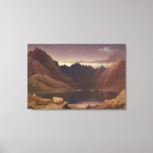 Loch Coruisk, Isle of Skye - Dawn, c.1826-32 (w/c Canvas Print