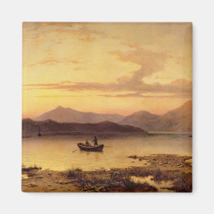 Loch Etive, from Bonawe - Evening, 1875 (oil on ca Magnet