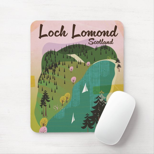 Loch Lamond Scotland Mouse Pad (With Mouse)