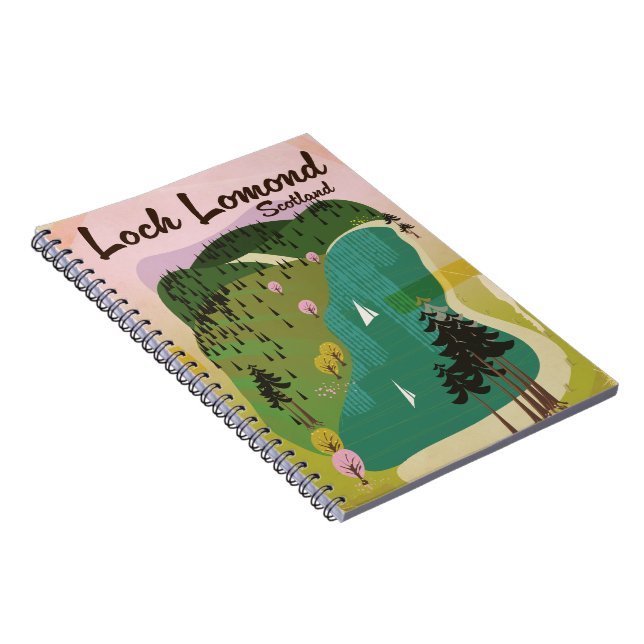Loch Lamond Scotland Notebook (Right Side)