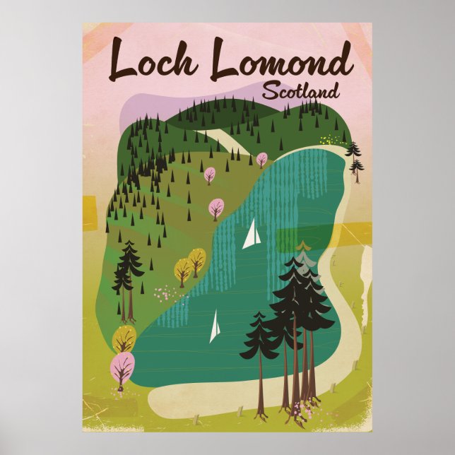Loch Lamond Scotland Poster (Front)