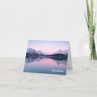 Loch Leven, Scotland Greeting card