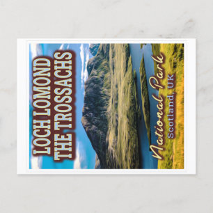LOCH LOMOND and THE TROSSACHS NATIONAL PARK - UK Postcard