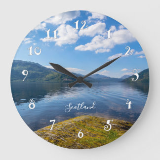 Loch Lomond in Scotland, beautiful wall clock