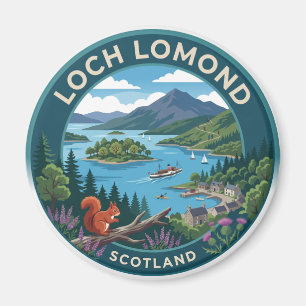 Loch Lomond Scotland Magnet