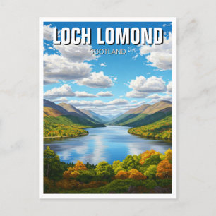Loch Lomond Scotland Travel Postcard
