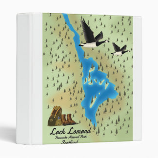Loch Lomond,Trossachs, Scotland map Binder