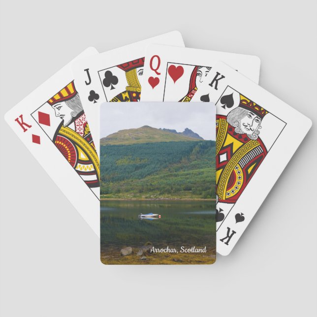 Loch Long, Arrochar, Scotland Playing cards (Back)