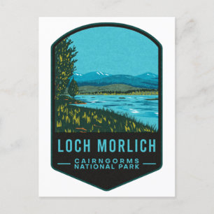 Loch Morlich Cairngorms National Park Postcard