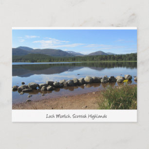 Loch Morlich, Glenmore, Scottish Highlands Postcard
