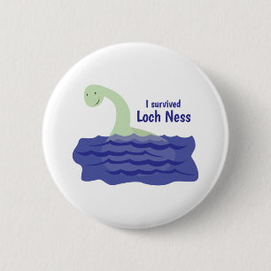 Loch Ness 2 Inch Round Button
