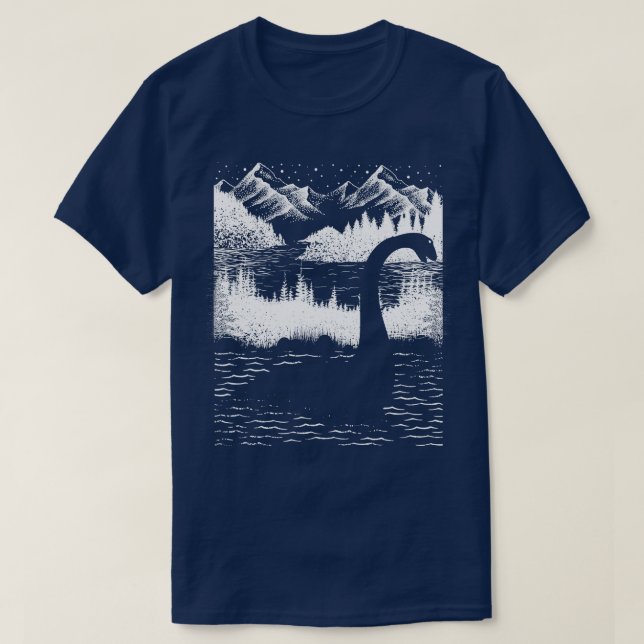 Loch Ness Monster 5 T-Shirt (Design Front)
