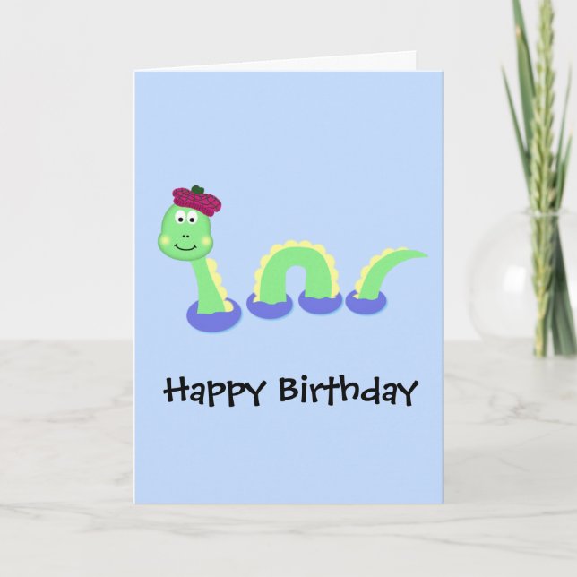 Loch Ness Monster Card (Front)