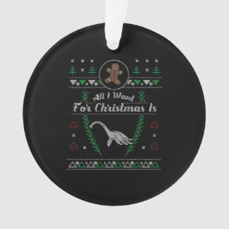 Loch Ness Monster Christmas Fausse Chemise