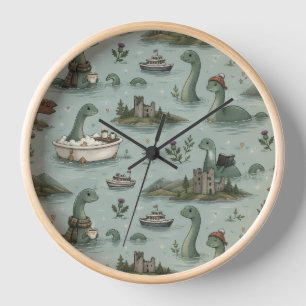 Loch Ness Monster Clock