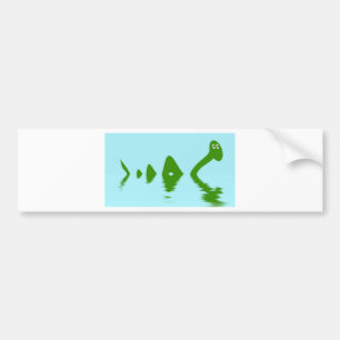 Loch Ness Monster (Green) Bumper Sticker