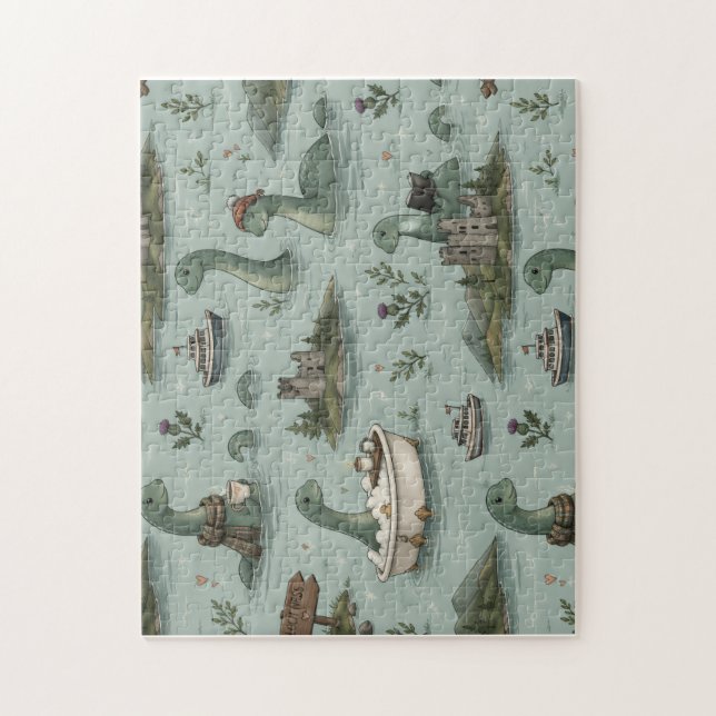 Loch Ness Monster  Jigsaw Puzzle (Vertical)