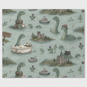 Loch Ness Monster  Wrapping Paper