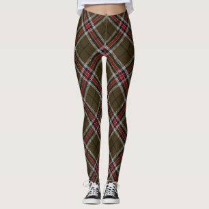 Loch Ness Scottish District Fashion Tartan Plaid Leggings