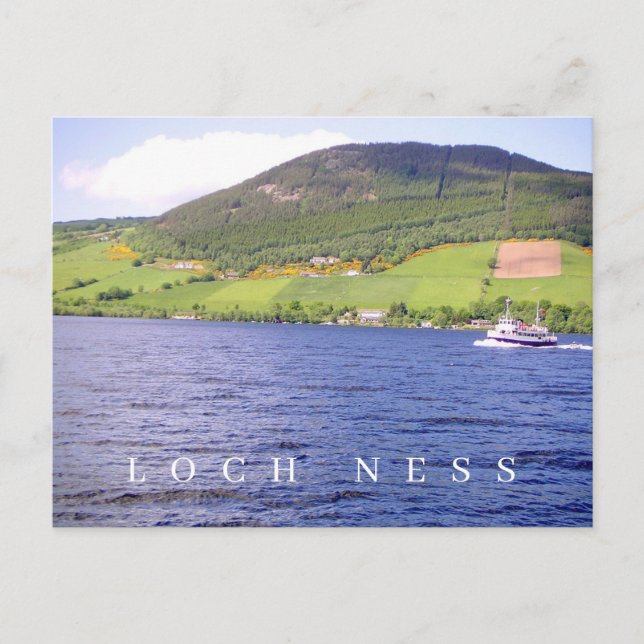 Loch Ness view postcard (Front)