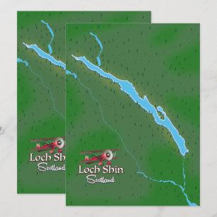 Loch Shin Scotland map