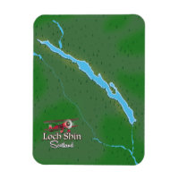 Loch Shin Scotland map