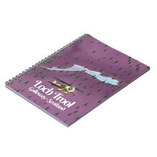 loch trool , galloway, scotland Travel map Notebook