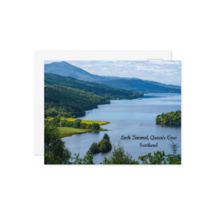 Loch Tummel from Queen's View, Scotland Postcard