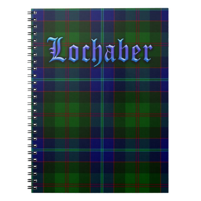 Lochaber District Tartan Notebook (Front)