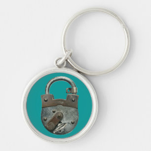  Lock and Key Keychain