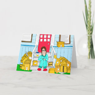 Lock Down Social Distancing Isolating Humour Card