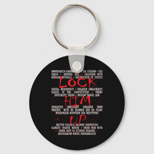 Lock Him Up Anti-trump Keychain