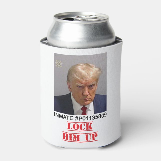 Lock Him Up Can Cooler (Can Front)
