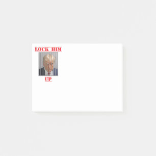 Lock Him Up Post-it Notes