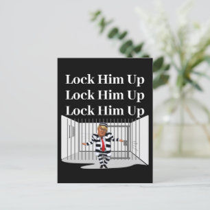 Lock Him Up Trump Postcard