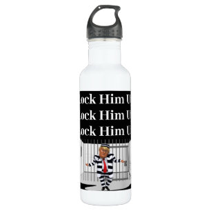 Lock Him Up Trump Water Bottle