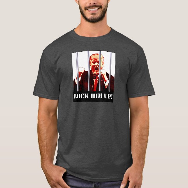 Lock Him Up - Trunp t-shirt (Front)