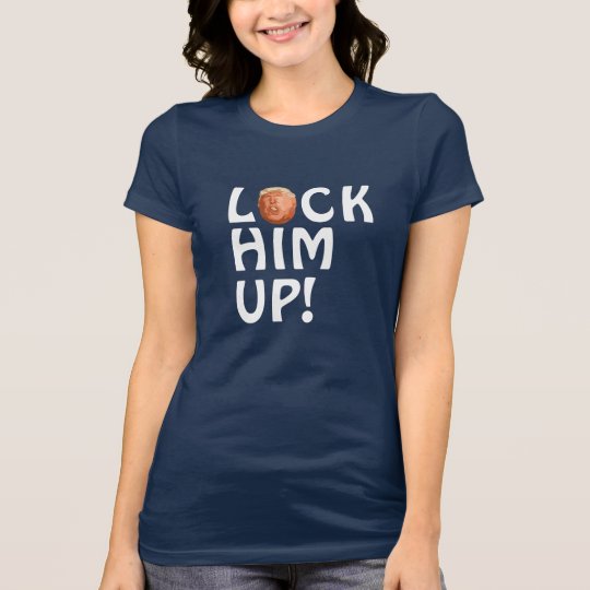 "Lock Him Up!" With Trump Fat Face T-Shirt