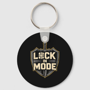 Lock In Mode Christian Keychain