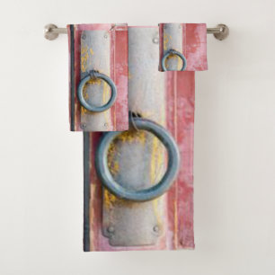 Lock Mauve Bathroom Towel Sets