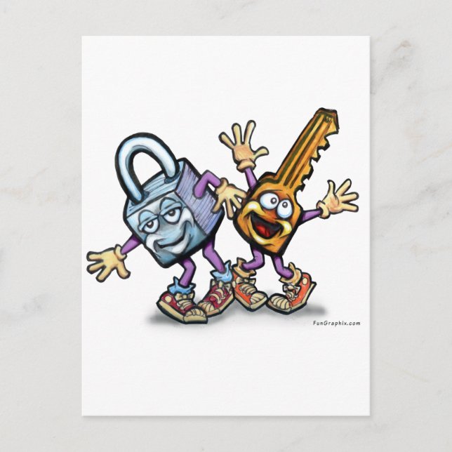 Lock n Key Postcard (Front)